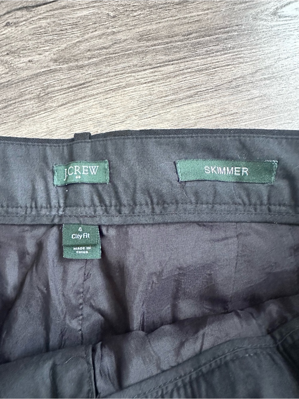 J. Crew Black Straight-Leg Dress Pants - Picture 6 of 6